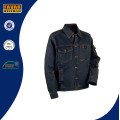 Men Heavyweight Wearable Washed Denim Work Jacket